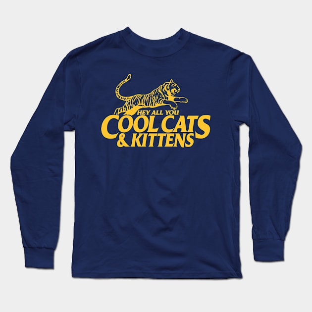 Cool Cats & Kittens Long Sleeve T-Shirt by Fur2Dance